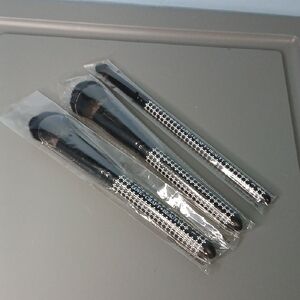 Love Craft Beauty Makeup Brush Set - Black and Silver